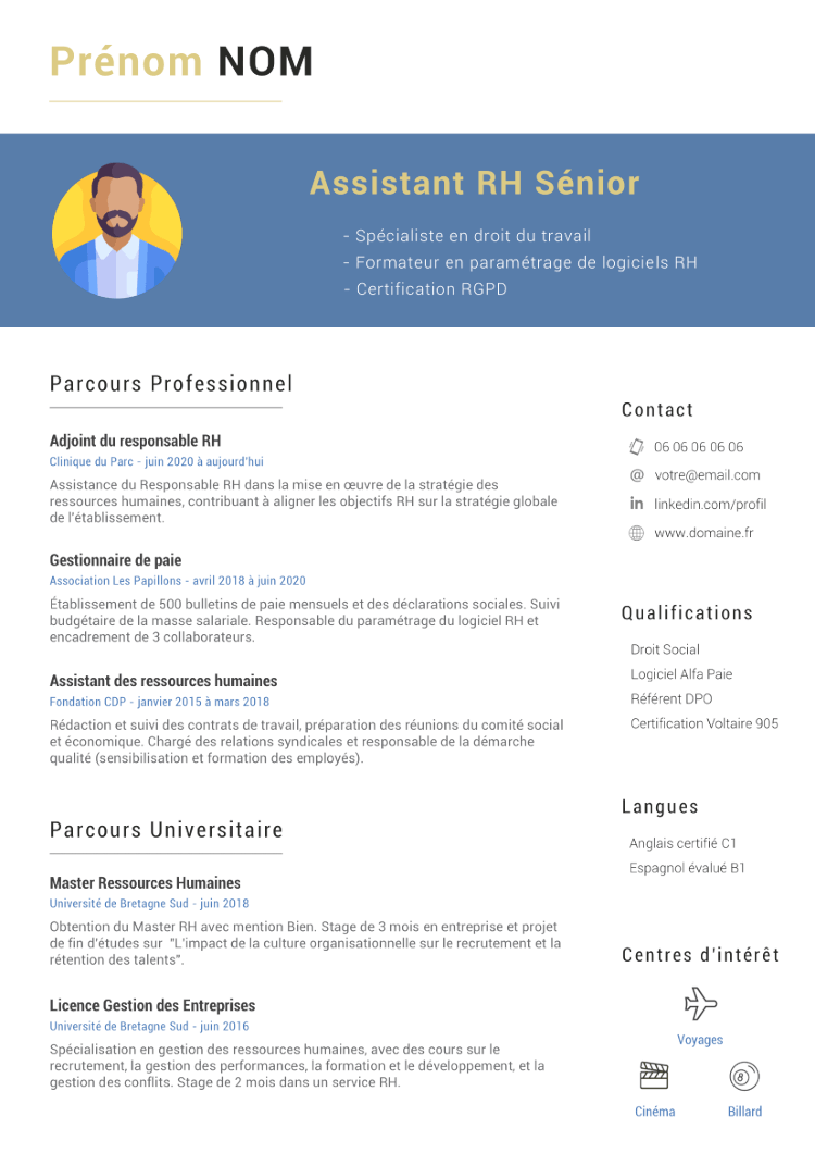 CV Assistant RH