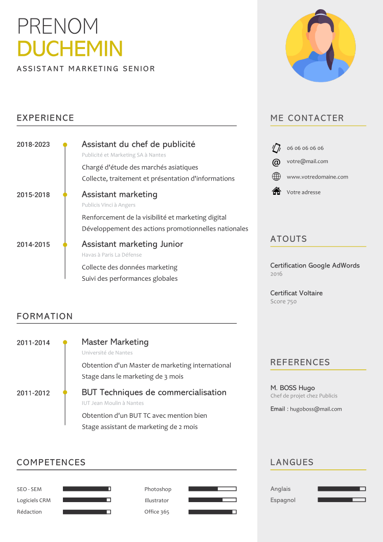 CV Assistant Marketing