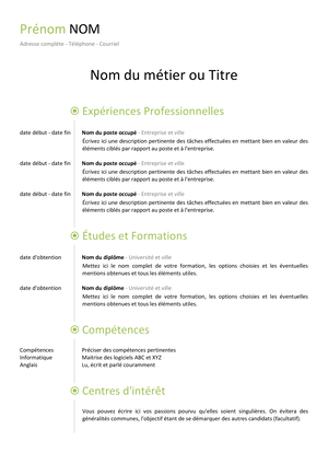 CV Original TimeLine
