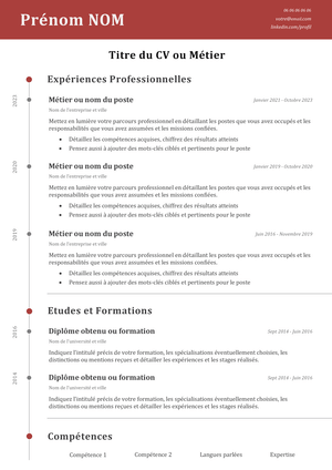 CV Frise Chronologique