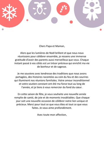 Vœux inspirants pour ses parents ou ses grands-parents