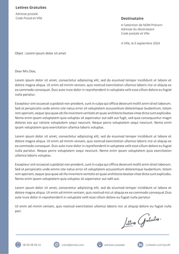Une lettre de motivation pour la Licence Sociologie